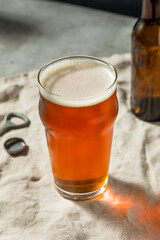 Boozy Cold Dark Brown Craft Beer