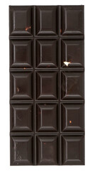 chocolate isolated on white