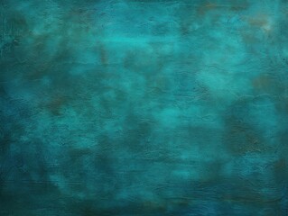 Textured background abstraction. Painted wall. Vibrant colors design. Dark Teal color.