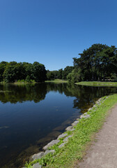 Relaxing day in Slottsparken in Malmo