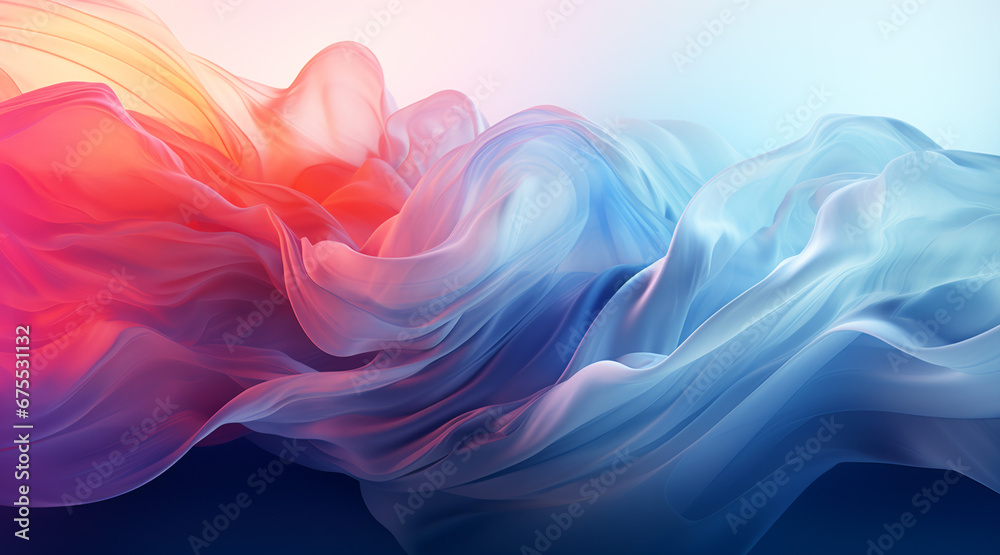 Fototapete smooth gradient background for web development,generated by ai
