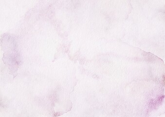 Abstract pink watercolor stains brush strokes textured background, Pastel watercolor paper texture design