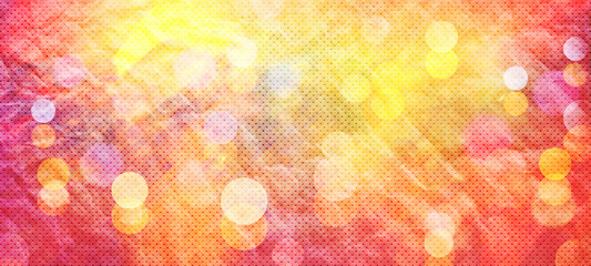 Red bokeh widescreen background for seasonal, holidays, event and celebrations