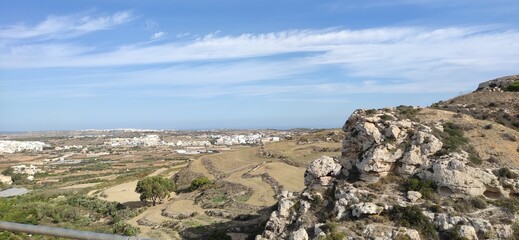 view of the mountains