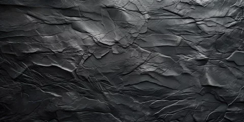 Selbstklebende Fototapeten Art black concrete stone texture for background in black © PNG WORLD
