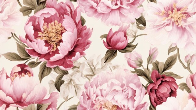  a close up of a bunch of flowers on a white background with pink and red flowers in the middle of the image.  generative ai