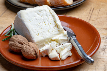 Delice de Bourgogne French cow's milk cheese from Burgundy region of France