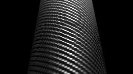 close up carbon fiber texture with black background