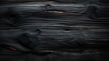 Dark burnt wood texture - obrazy, fototapety, plakaty
