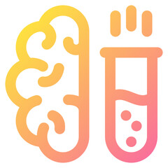 neuroscience icon illustration