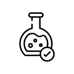 Paraben Free icon vector stock illustration