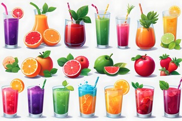 set of juices