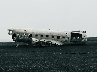old abandoned plane