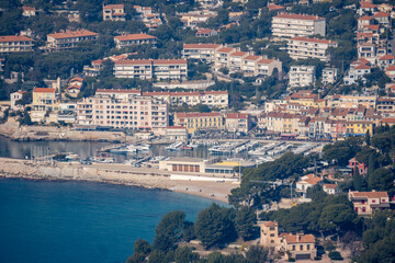 Naklejka premium Vue panoramique de la ville de Casis