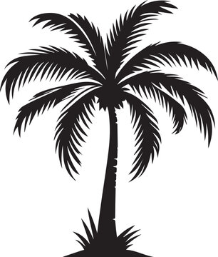 Palm Tree Silhouettes  EPS Palm Tree Vector Clipart