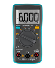 multimeter, measuring instrument of various characteristics of an electrical signal
