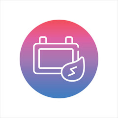 Camera Cleaner icon vector stock illustration
