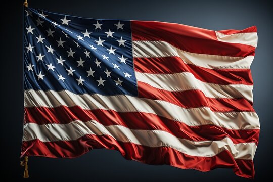 United States flag.