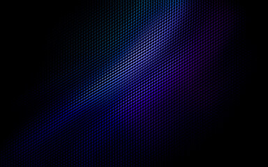 Illustration of a dark blue purple patterned background with effects