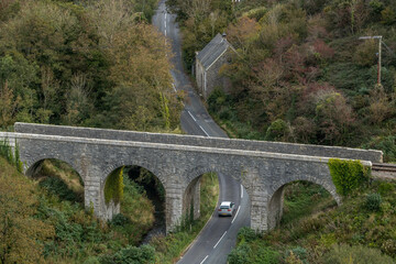 Bridge over country road