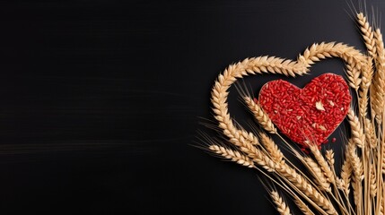 heart on wheat