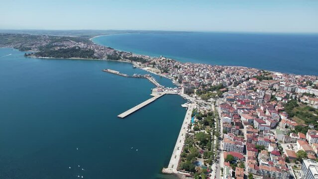 Sinop City Center Drone Video, Blacksea Coast Sinop, Turkey (Turkiye)