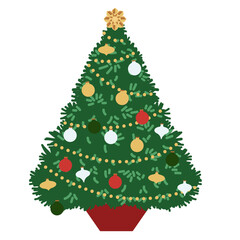 Christmas Tree digital vector art