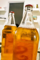 Big bottle bottles of beer Sol beers in Mexico.
