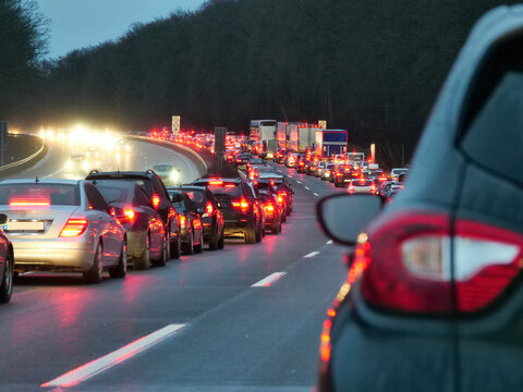 Rettungsgasse, Unfall