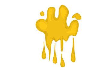 Obraz premium Splatter Paint With Transparent Background