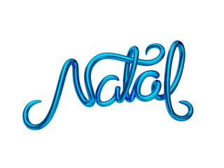 Natal Title 3D Render sign
