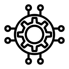 Fototapeta premium settings icon