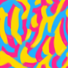 Seamless textured pattern with pansexual flag. Print for LGBT Pride