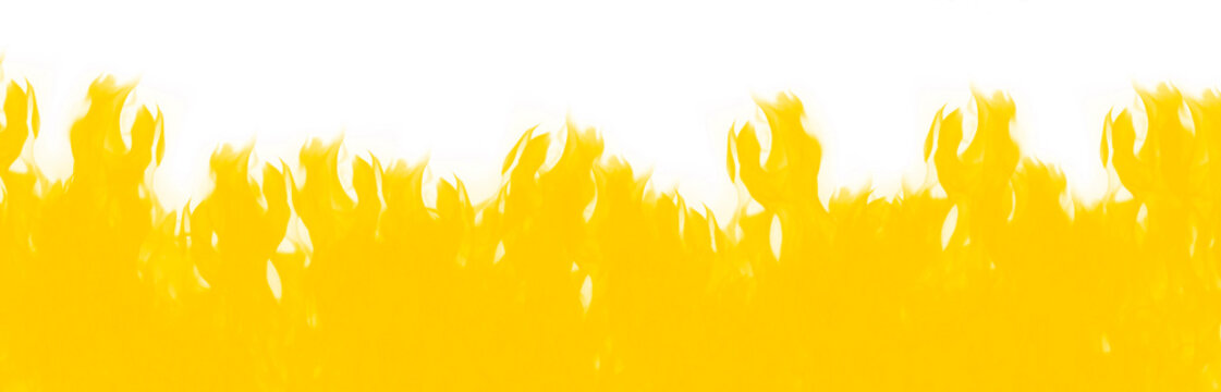 Yellow Flame Bottom Overlay