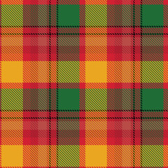 Tartan Plaid Seamless Pattern. Plaid Pattern Seamless. Template for Design Ornament. Seamless Fabric Texture. Vector Illustration