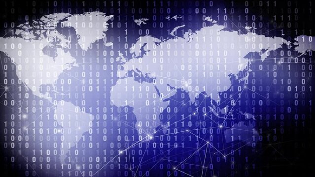 Gain visual clarity on multifaceted landscape of cyber security within digital media realm. Explore fusion of binary code and global communication trends