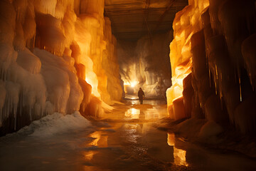 Salt stone cave, salt stone, salt stone mine, salty stone, underground cave, underground salt stone cave