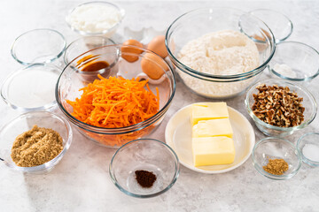 Carrot bundt cake with cream cheese frosting