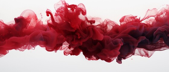 Dark red color smoke wave abstract background, in creative abstraction style
