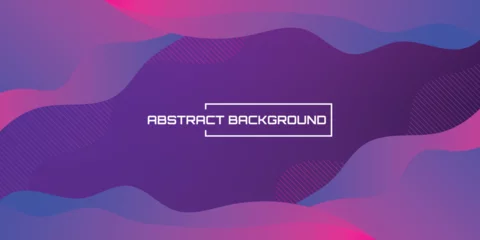 Foto op Plexiglas Abstract modern neon dark black navy blue purple geometric shape circle line vector background. For brochure, flyer, poster, leaflet, annual report, book cover, presentation, banner and landing page © ribelco