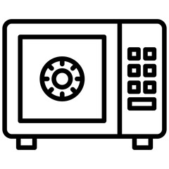 Safe Box icon are typically used in a wide range of applications, including websites, apps, presentations, and documents related to business analytics theme.