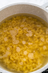 Macaroni and cheese with broccoli