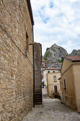 Pedestrian Street in Pietrapertosa - Italy
