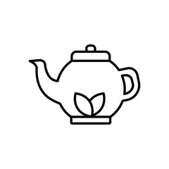 Tea Pot Icon vector design templates simple and modern