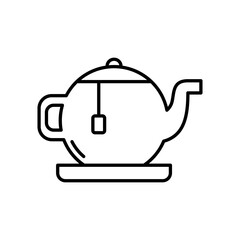 Tea Pot Icon vector design templates simple and modern