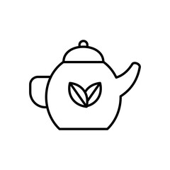 Obraz premium Tea Pot Icon vector design templates simple and modern