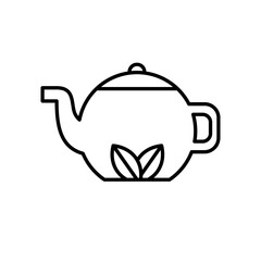 Tea Pot Icon vector design templates simple and modern