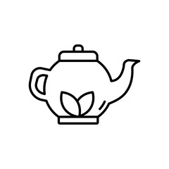 Tea Pot Icon vector design templates simple and modern