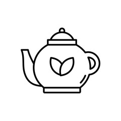 Tea Pot Icon vector design templates simple and modern
