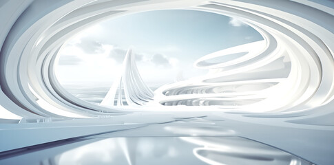 futuristic 3d renders design animations in space futurist interi
